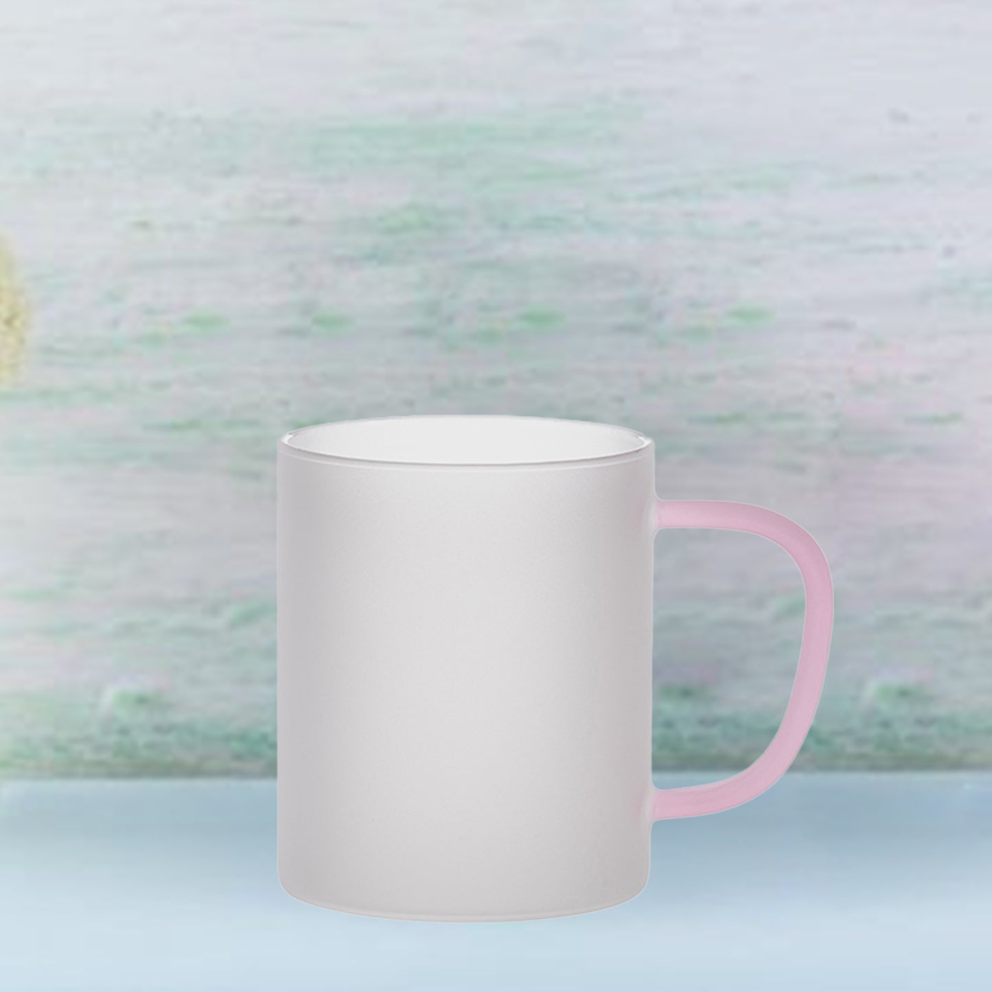 15oz/450ml Glass Mug(Frosted)