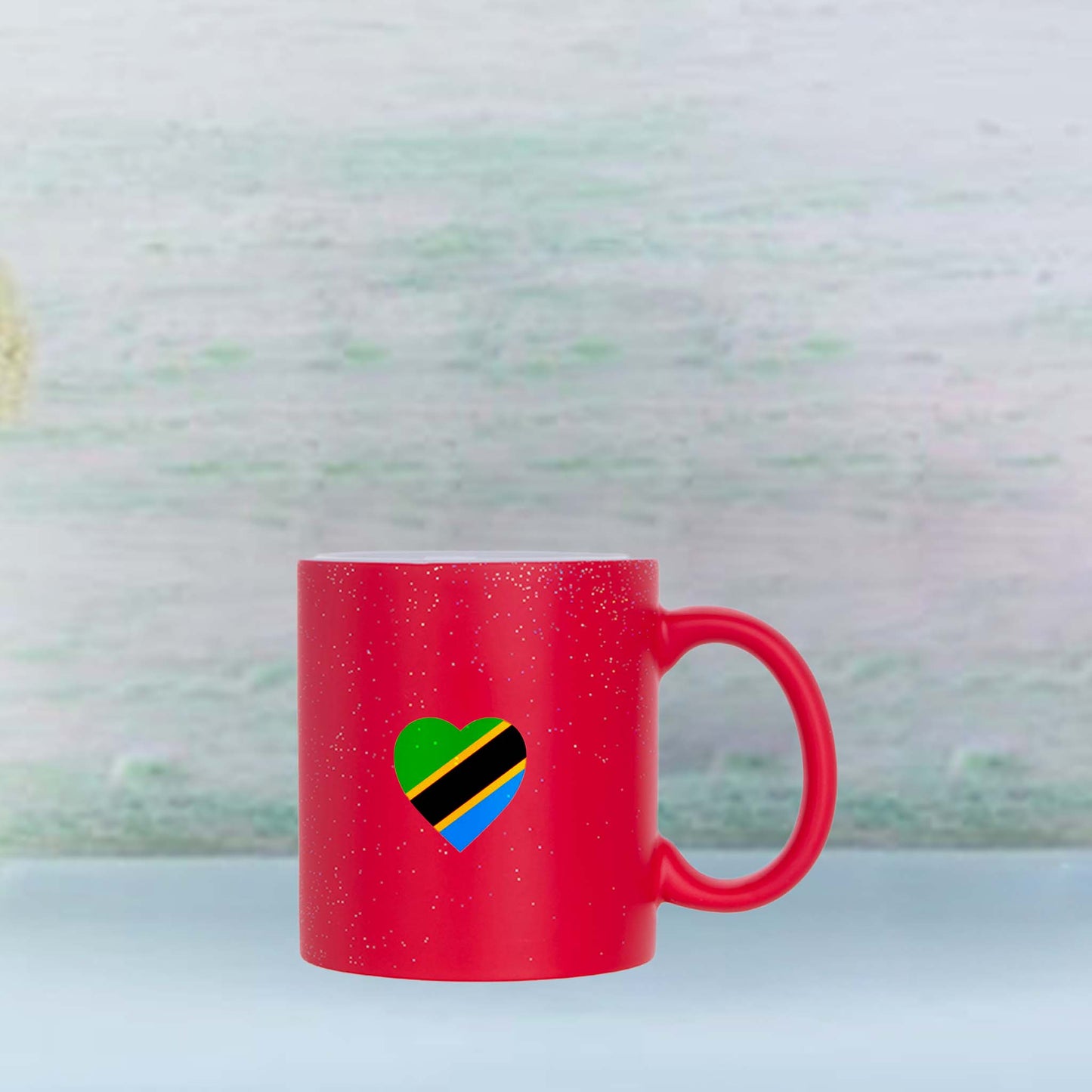 11oz Color Changing Mugs(StarSky Red, matt)