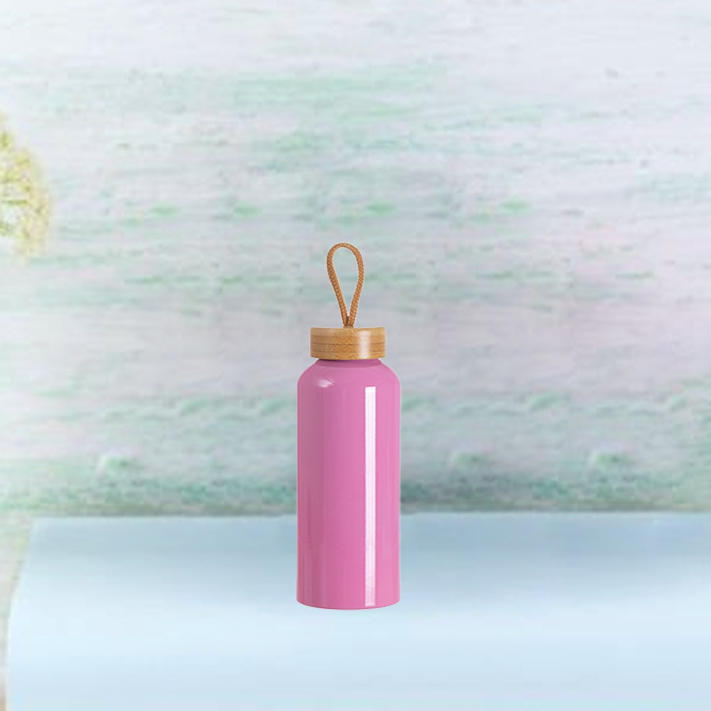 20oz/600ml Aluminium Water Bottle(Pink) MOQ 500pcs