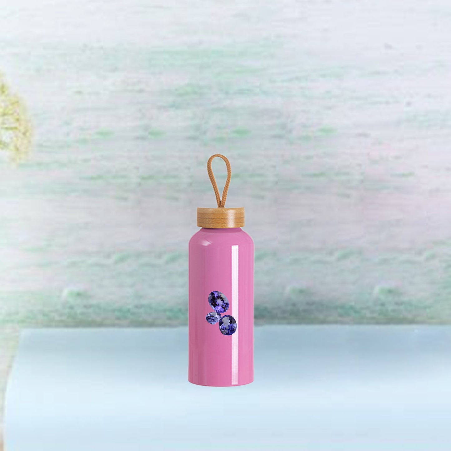 20oz/600ml Aluminium Water Bottle(Pink) MOQ 500pcs