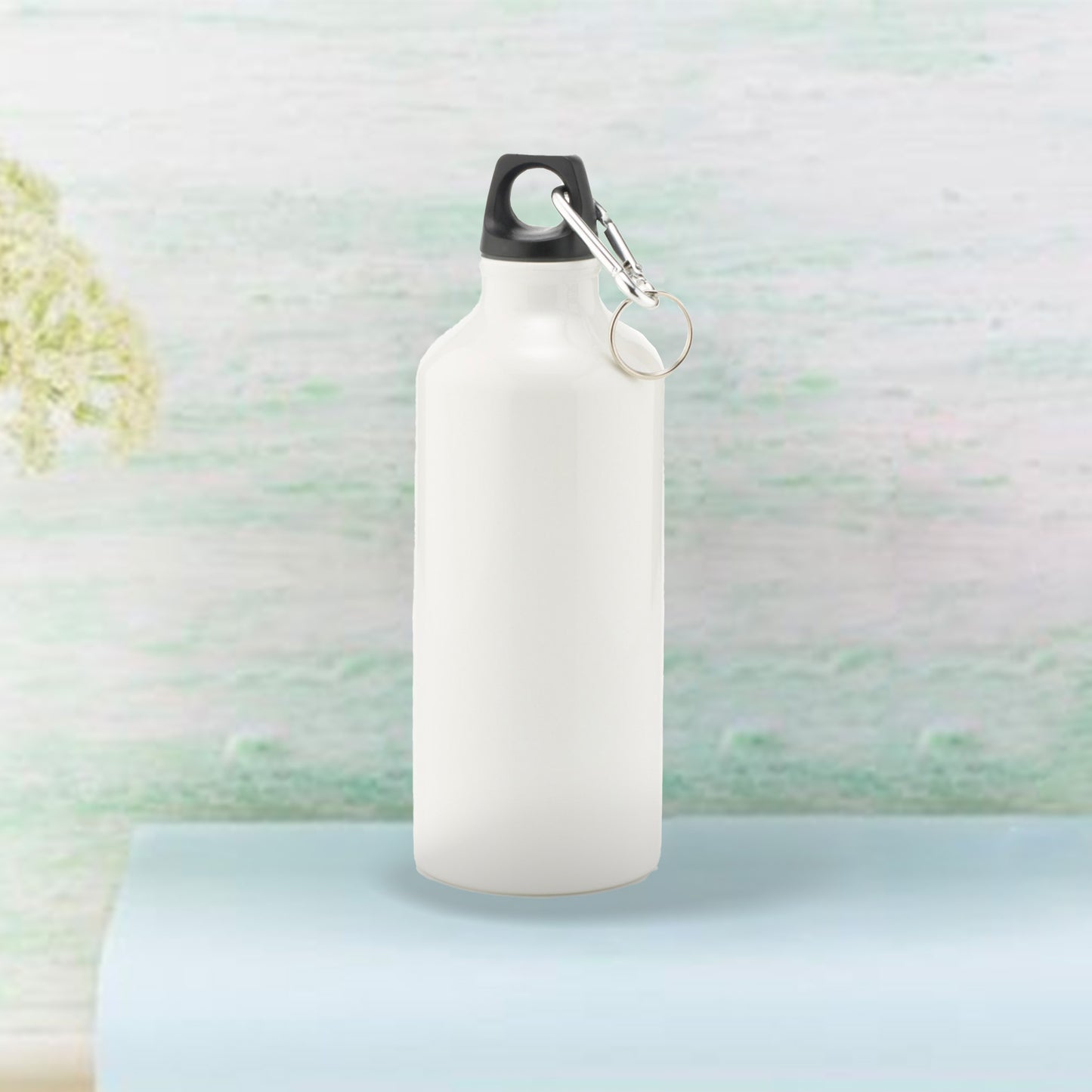 600ml Aluminium Water Bottle (White)