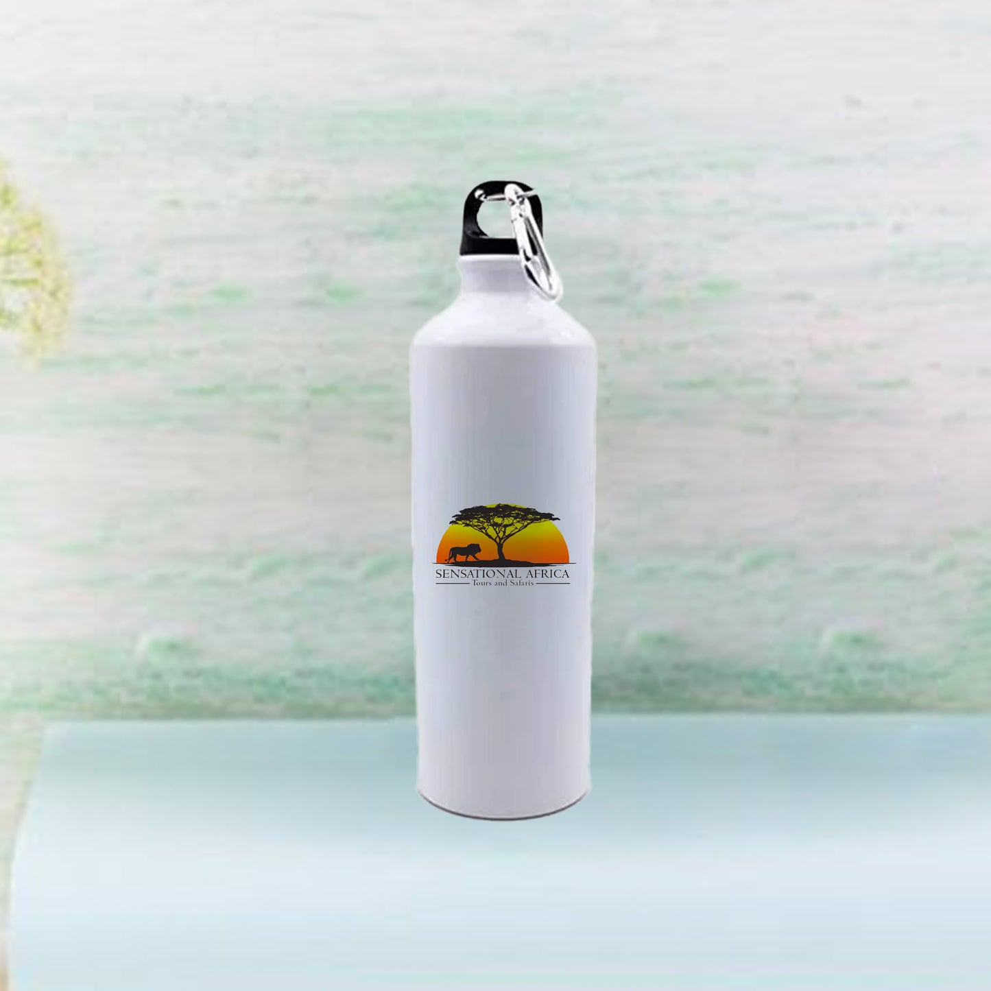 750ml Aluminium Water Bottle (White)