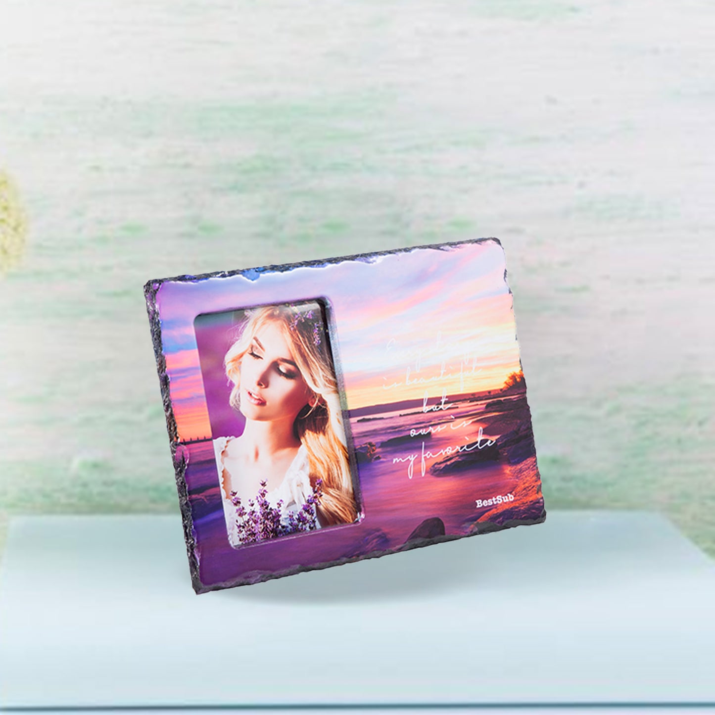 Square Shape Frame Slate(19*25cm/7.5"x9.8")