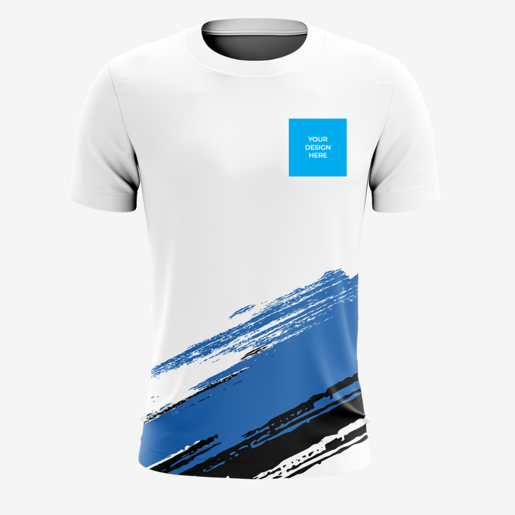 Personalized White Unisex Round Neck T-Shirt/ Jersey