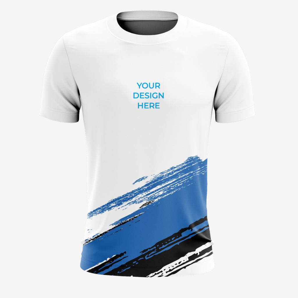 Personalized White Unisex Round Neck T-Shirt/ Jersey