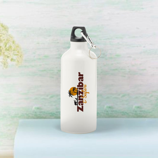 600ml Aluminium Water Bottle (White)