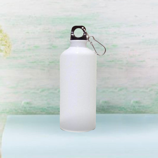 600ml Aluminium Water Bottle (White)