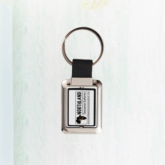 Rotatable Keychain(Black, Rectangle)