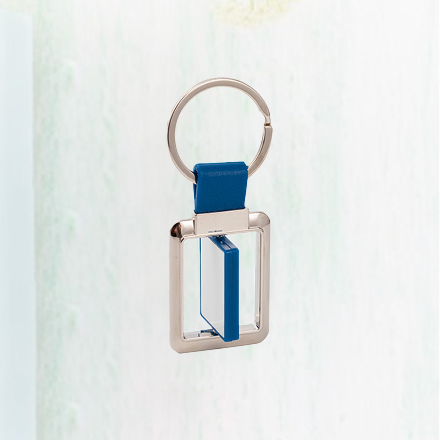 Rotatable Keychain(Blue, Rectangle)